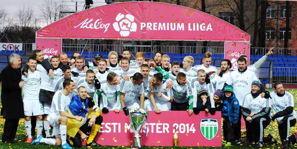 Левадия выиграла чемпионат Эстонии по футболу 2014 года