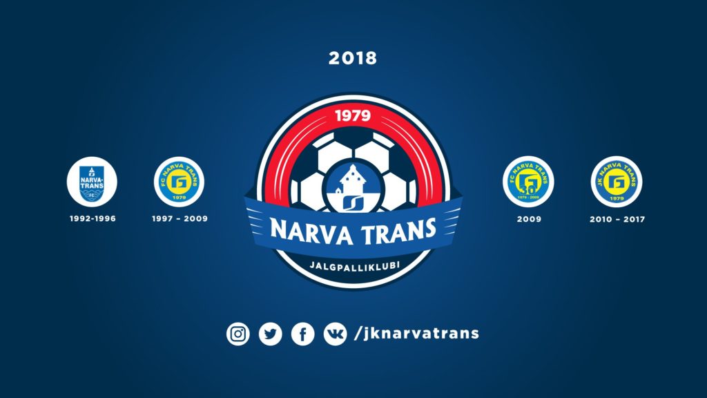 История логотипа ФК "Нарва Транс"