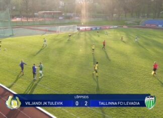 «Левадия» вышла в финал кубка Эстонии (видеообзор)