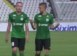 «Омония” – “Флора» 1:0 (после первого тайма)