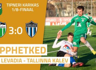 «Левадия» выиграла у «Калева» кубковый матч
