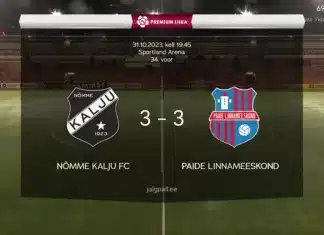 Ничья «Калью» и «Пайде» на руку «Калеву»!