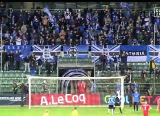 Первый тайм: Эстония 2-1 Азербайджан